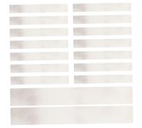 Uonlytech 18 Pcs Craies Industrielles Grandes Résistantes pour Marquage Sol et Armature Craie Blanche pour Traçage Clair Chantier