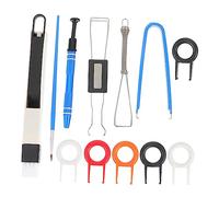 Uonlytech 1ensemble Kit De Nettoyage Pratique pour Claviers Mécaniques Outils De Retrait De Touches Brosse Anti-Statique Et Pince à Chips Complet pour Entretien Électronique