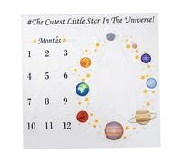 Uonlytech 1pièce Couverture Photo Cartoon Créative avec Dates Tapis De Croissance Mensuel Né pour Souvenirs Et Séances Photo à Domicile Ou Studio