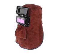 Uonlytech 1pièce De Soudure Automatique Cuir De Cagoule De pour Soudeur Couverture Pratique Éclaboussures Chaleur Design Et