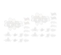 Uonlytech 2 Ensembles Appliques Dentelle Pour Vêtements Décorations De Couture Patches À Repasser Pour Robes Accessoires Diy Mélange 12 Pièces * 2