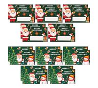 Uonlytech 2 Ensembles Billets à Gratter de Noël en Papier Vert, Lot de | Cartes Interactives, Récompenses Personnalisées, pour Élèves et Enseignants, Petit Commerce, Vert