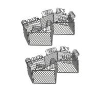 Uonlytech 2 Ensembles Clôture Miniature Abs Plastique pour Maquette Garde-Corps Flexible pour Scène de Guerre Accessoire DIY pour Animaux de Ferme Lot de Sécurisés pour Construction de