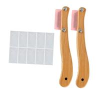 Uonlytech 2 ensembles Couteau à Inox avec Lame Interchangeable Outil de Découpe Pâtisserie Ergonomique pour Marquage et Façonnage Du Lot Manche Confortable et Boîte de Rangement Sûre pour