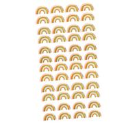 Uonlytech 2 Ensembles Étiquettes Adhésives Colorées Pour Lot De Autocollants Créatifs De Décoration Pour Pâtisserie Et Scrapbooking Avec Messages Happy Birthday Thank You 24 Pièces * 2