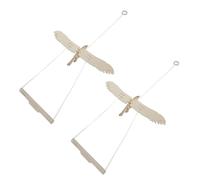 Uonlytech 2 Ensembles Kit Bricolage Oiseau Bois DIY pour Garçon Fille Scientifique Éducatif Interactif Loisirs Créatifs Garçon Fille Modèle Oiseau Bois à Assembler Activité Manuelle Ludique
