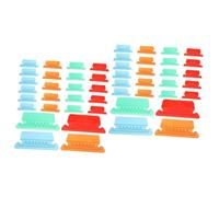 Uonlytech 2 Ensembles Onglets Colorés Avec Inserts Étiquettes Classificatrices Pour Dossiers De Bureau Accessoires Pratiques Pour Organisation Et Identification Des Documents 40 Pièces * 2