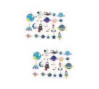 Uonlytech 2 Ensembles Pendentifs Astronautes Alliage Lot Pour De Bijoux Diy Accessoires Charmes Variés Pour Colliers Et Bracelets 20 Pièces * 2