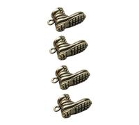 Uonlytech 2 Ensembles Pendentifs Laiton Forme De Bottes À Talons Pour Porte Clés Accessoires De Décoration Diy Délicate Design Unique 2 Pièces * 2