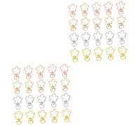 Uonlytech 2 Ensembles Porte Clés Décoratifs Sakura Pendentifs Forme De Fleurs Pour Accessoires De Sac Diy Et Artisanat 20 Pièces * 2