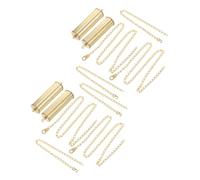 Uonlytech 2 ensembles Set de Poids de Pendule Lourd avec Chaîne pour Horloge Murale Vintage Décoration Artistique avec Finition de Remplacement pour Mécanisme Horloge Mécanique