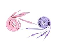 Uonlytech 2 Paires de Lacets Plats Larges en Velours 16 CM de Large pour Baskets Bottes et Mocassins Lacets Solide et Esthétiques