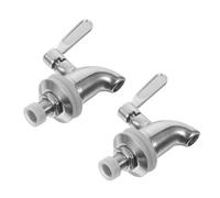Uonlytech 2 Pièces Acier Inoxydable pour Distributeur Eau Chaude et Froide de Rechange et Sûr pour Carafe et Tonneau Adapté Aux Bureaux et Restaurants