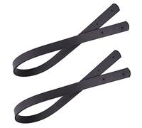 Uonlytech 2 Pièces Bandoulière de Sac Cabas Cuir PU de Style Rivet Anse pour Sac à Main Dragonne de Remplacement Femme