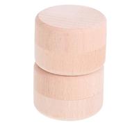 Uonlytech 2 pièces Boîte de Rangement Bois Naturel pour Dents de Lait et Cheveux de Coffret Souvenir avec Compartiments Organisés Boîte de Conservation Mémoire Lot