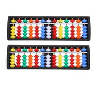 Uonlytech 2 pièces Boulier Plastique Éducatif Abaque Chinois Outil Léger Multifonction pour Apprendre à Compter et Calculer Pédagogique pour Garçon Fille