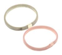 Uonlytech 2 pièces Bracelets Manchette Élastiques Métal pour Chemise Durables et Résistants Décoloration Maintien des Manches pour Hommes et Femmes Accessoires Élégants pour Barmen et Tenue