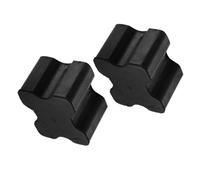 Uonlytech 2 Pièces Caoutchouc Noir Entretoise de Ressort Hélicoïdal, | Amortissement des Chocs, Flexibilité Thermique 20 à 80 °c, Répartition Égale de Charge, Isolation Vibratoire