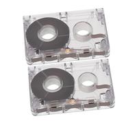 Uonlytech 2 pièces Cassette Audio Vide Mini Cassettes Portables Compatibles avec Enregistreurs Entretien pour Musique Discours et Apprentissage des Langues