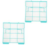 Uonlytech 2 Pièces Climatiseur Fenêtre Climatisation Sortie Climatiseur Remplacement Crépine Accessoires Plastique Bleu Ciel