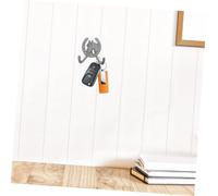 Uonlytech 2 pièces Crochet Mural Fonte Double Vintage pour Vêtements et Clés Support Mural Gris Porte-serviettes et Patère Décorative Rustique Lot