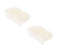 Uonlytech 2 pièces Dents de Lapin Blanches Cosplay Accessoire Confortable pour Fête Halloween Carnaval Mascarade Photo