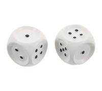 Uonlytech 2 Pièces Dés Braille à 6 Faces en Abs, Cube Tactile pour Jeux