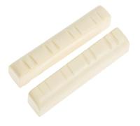 Uonlytech 2 Pièces Écrous de Corde Mandoline en ABS Blanc, de Bruit et Support de Corde, Accessoires pour Amis et Familles, Usage Quotidien