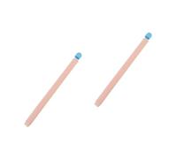 Uonlytech 2 Pièces étui à Crayons Pomme Pochette pour Stylet Porte-Stylet Coque de Protection Cache- étui pour antidérapant de Protection Bouchon de Stylo Gel de silice