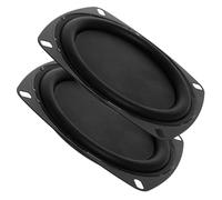 Uonlytech 2 pièces Membrane Vibrante pour Radiateur Passif de Haut-parleur Basse Remplacement pour Woofer Kit Réparation