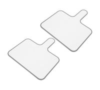 Uonlytech 2 Pièces Pagaie de Réponse Effaçable à Sec, Tableau Blanc Portatif Double Face, Réutilisable, pour Vote et Tableau de Score des Juges