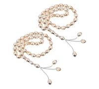 Uonlytech 2 pièces Perles de Prière Arabes Perles Acrylique Multicolores Compteur de Prière Masbaha Bracelet de Méditation Religieux Léger pour Hommes et Femmes Cadeau Ramadan