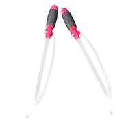 Uonlytech 2 Pièces Pompe à Siphon de Transfert de Carburant Manuelle en Plastique, Résistante aux Fuites, Grand Modèle Portable pour Voiture Tuyau D'aspiration