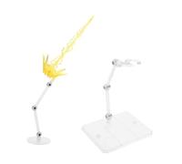 Uonlytech 2 pièces Support de Figurine avec Effets Spéciaux et Base Stable Présentoir pour Modèles à Monter Accessoire Décoratif pour Figurines Action pour Maison et Boutique