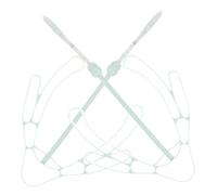 Uonlytech 2 pièces Support de Séchage Chaussures Plastique Étagère Suspendue Légère Vert Thé Rangement Vertical Multifonction pour Chaussures Clips Latéraux Anti-odeurs Résistant et