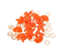 Uonlytech 20 Pièces Bec Plastique de Canard avec Joint pour Accessoires de Jouets DIY Création de Poupées et Marionnettes Gagnez Créativité avec Becs Réutilisables