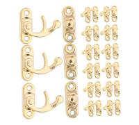 Uonlytech 20 Pièces Clasp Lock Hasps Vintage Style Iron Latch For Cabinets Jewelry Boxes Diy Crafts Small Retro Box Latches For Wooden Cases