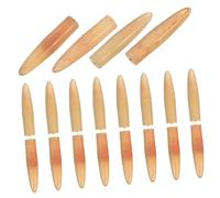 Uonlytech 20 Pièces Épingles de Peigne de Rechange en Corne, à Tête | Bases de Peigne Massage et Cheveux Longs, Remplacement Facile, Pression Uniforme, Pointes Arrondies