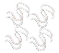 Uonlytech 20 Pièces Faux Cils pour Poupées Diy Accessoires Réalistes Noir pour Fabrication de Poupées