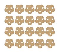 Uonlytech 20 Pièces Gâteau Moxa sans Fumée à 3 Trous Gâteau de Moxa Fleur pour Acupuncture et Appareils de Thérapie pour Soulager et Détendre le Corps et L’esprit