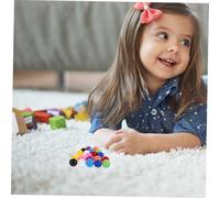 Uonlytech 20 pièces Lot de Boules Plastique Colorées pour Jeux Garçon Fille Petites Balles Solides pour Apprentissage et Coordination Accessoires Remplacement pour Piste de Billes