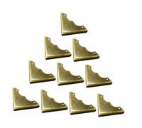 Uonlytech 20 pièces Protections Angles Métalliques pour Meubles Coins Vintage Style Chinois Protège Coin pour Boîtes et Coffres Accessoires Décoratifs et Sécuritaires