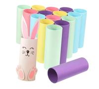 Uonlytech 20 pièces Tubes Papier Kraft pour Dessins et Stockage Tubes Carton Réutilisables et Recyclables Protège Affiches et Documents et Création DIY Diamètre Hauteur Couleurs Mixtes
