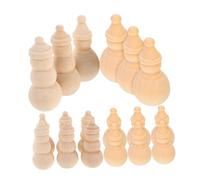 Uonlytech 20 Pièces Unfinished Wood Snowman Peg Dolls For Diy Painting And Christmas Craft Decoration Durable Wooden Ornaments For Creative Holiday Projects