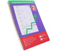 Uonlytech 200 Ensembles Carnet de Reçus Copie Carbone, Registre des Reçus, 1,12x0,79, Papier et Métal, Suivi des Transactions, Archivage Sécurisé, Gestion des Commandes, pour Réunions