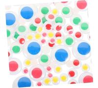 Uonlytech 200 Pièces Autocollants Yeux Mobiles Adhésifs DIY Stickers Yeux Durables pour Bricolage Décorations pour Poupées et Animaux Faciles à Poser Surface Propre Requise