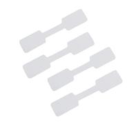 Uonlytech 200 pièces Étiquettes Autocollantes Prix Vierges Blanches pour Bijoux Colliers Bagues Bracelets avec Adhésif Double-face Étiquettes Prix Kraft Pratiques Résidu pour Artisanat et
