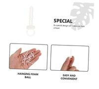Uonlytech 200 pièces Supports Transparents pour Boules de Noël Accessoires Décoratifs Universels pour Suspension Ornements Outils de Création DIY pour Décoration Festive