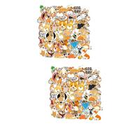 Uonlytech 200pièces Autocollants Corgi Étanches Pour Valises Décorations De Noël Stickers Pour Garçon Fille Et Adultes Pour Fêtes Et Activités Manuelles