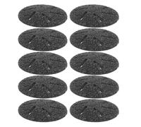 Uonlytech 20pcs Têtes de Remplacement pour Ponceuse Électrique Pied, Disques Abrasifs Ronds en Abs, Design Ergonomique Polyvalent pour Usage Voyage et Bureau